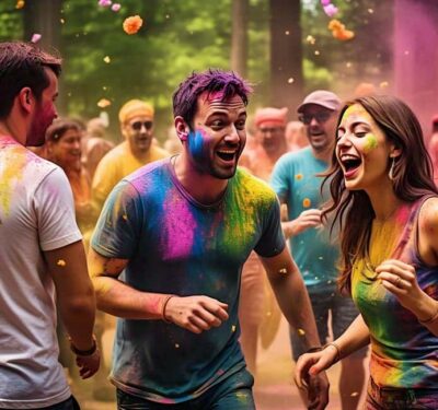 4 March - Enjoy Holi (Color Festival) w/ Local Delhi Family - The First Welcome: Teeka, Kalava, and Maala