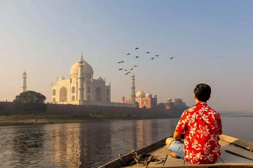 Agra: Taj Mahal Vip Tickets with Guide & Backside Boat Ride - Taj Mahal VIP entry and a guide inside, not just around