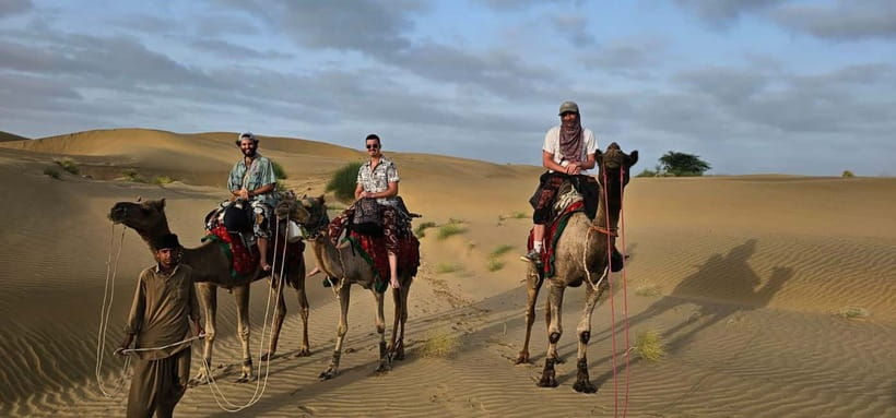 Blissful Half Day Sunset Camel Safari with Musical Evening - Folk music, dance show, and the DJ energy shift