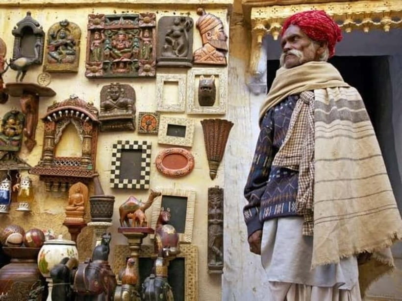 Colorful Markets of Jaisalmer (3 Hour Guided Tour) - Manak Chowk and the older style of artisan shopping