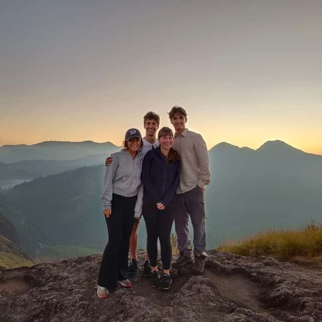 Dawn's Embrace: Sun Rise Trek at Lakshmi Hills, Munnar - Lakshmi Hills viewpoint to tea-planation descent