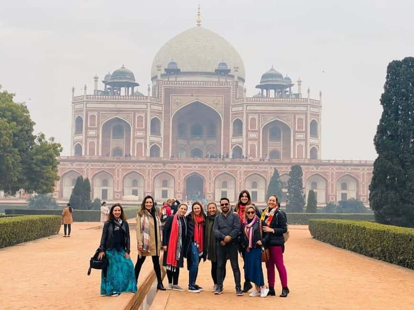 Delhi: Old and New Delhi Private Full or Half-Day Tour - India Gate, Parliament, Rashtrapati Bhavan: architecture at driving speed